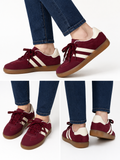 Zapatillas Retro Unisex de Ante -Cómodas, Casual y Antideslizantes B660