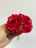 FL RAMILLETES 6U CADA FLORE 4CM DIÁMETRO FLO300 - FELIZ SHOPPING 