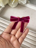 Peineta broche lazo terciopelo bro399 - FELIZ SHOPPING 