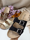 Sandalias Mujer Tipo Bio con Doble Hebilla MY103
