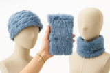 Cuello de pelo 2 en 1 -Cuello y Gorro en Uno bu1499