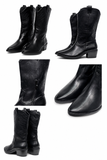 Botas cowboy de caña media estilo western K5050