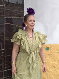 Traje bata conjunto con piquillo 19262