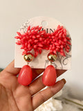 Pendientes Estilo Flamenco de Piedra Natural | Pasión y Elegancia - FELIZ SHOPPING 