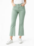 Jeans cropped de tiro alto y pierna acampanada-Varios colores 3873