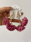 PENDIENTES FLAMENCASDE FLOR CLAVEL PEN1399
