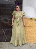 Traje bata conjunto con piquillo 19262