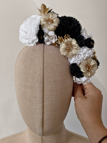 CORONA DE FLAMENCAS LARGA 22CM ANCHO 9CM FLO1699