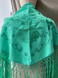 M11 MANTONCILLOS BORDADOS  VERDE AGUA MANT5999