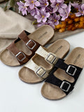 Sandalias Mujer Tipo Bio con Doble Hebilla MY103
