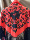 LA-MOD13 MANTONCILLO BORDADO CORAL ACAPULCO  MANT6999