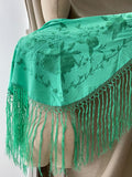 M11 MANTONCILLOS BORDADOS  VERDE AGUA MANT5999