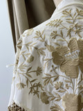 LA-MOD13 MANTONCILLO BORDADO BEIGE ACAPULCO  MANT6999