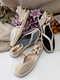 Alpargatas Mujer con Lazo – Sandalias Espadrilles de Yute Verano MY592