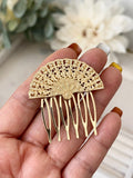 BROCHE Y PEINETA AVANICO PEQUENO BRO399