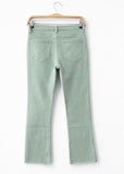 Jeans cropped de tiro alto y pierna acampanada-Varios colores 3873