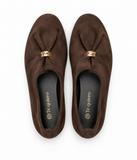 Bailarinas Mujer Elegantes con Adorno Dorado, Zapatos Planos Cómodos, Ligeros y Flexibles 6602b