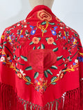 LB0367 MANTONCILLO BORDADE ROJO MANT8999