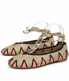 Bailarinas de crochet estilo bohemio con cordones N5810 n5830 MT157 - FELIZ SHOPPING 