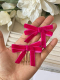 Broche Peine para el Cabello con Lazo de Terciopelo (Varios Colores) Tk-26-bro399