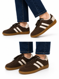Zapatillas Retro Unisex de Ante -Cómodas, Casual y Antideslizantes B660
