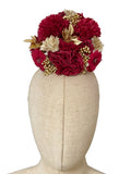 Ramillete de Flores Flamenca Hecha a Mano con Flores de Tela TK-26-f16 - FELIZ SHOPPING 