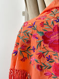 LA-MOD13 MANTONCILLO BORDADO ACAPULCO  CORAL MANT7999