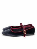 Bailarinas Mary Jane para Mujer -Punta Cuadrada -Suaves y Cómodas -Correa con Hebilla YR8895