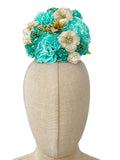 Ramillete de Flores Flamenca Hecha a Mano con Flores de Tela TK-26-f16 - FELIZ SHOPPING 