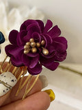 Flamenco de Flores – Pendientes y Peineta