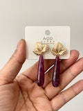 Pendientes artesanales de cuentas de colores – Diseño exclusivo zpen899