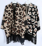 Poncho jersey leopardo