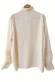 Blusa Elegante con Encaje y Cuello Alto – Estilo Femenino y Versátil 2901-BE