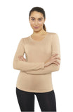 Camiseta térmica mujer cuello redondo (manga larga)