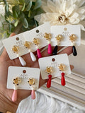 PENDIENTES FLOR PEN699