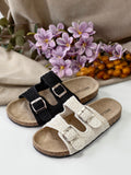 Sandalias Mujer Tipo Bio con Doble Hebilla MY115