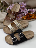 Sandalias Mujer Tipo Bio con Doble Hebilla MY103