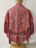 Mantón Flamenco Bordado con Flecos -Mantoncillo de Flamenca -Varios Colores 270034 Tk26