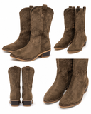 Botas cowboy de caña media estilo western K5050