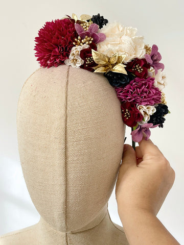 CORONA DE FLAMENCAS LARGA 22CM ANCHO 9CM FLO1699