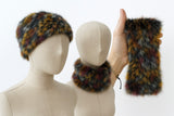 Cuello de pelo 2 en 1 -Cuello y Gorro en Uno bu1499