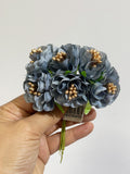 FL RAMILLETES 6U CADA FLORE 4CM DIÁMETRO FLO300