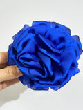 Pinza de pelo con rosa 3D- 11CM DIAMETRO pin699