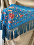 LA1-MOD12 MANTONCILLO SOLEDAD  TURQUESA MANT7999