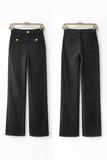 Pantalón ajustado de algodón elástico 5379