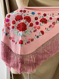 MANTONCILLO BORDADO CLAVER ROSA 270061 - FELIZ SHOPPING 