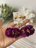 Flamenco de Flores – Pendientes y Peineta