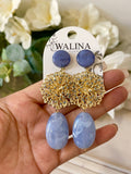 PENDIENTE FLAMENCO CON PIRDRA NATURAL PEN999 - FELIZ SHOPPING 