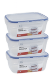 Set de 3 Contenedores Herméticos SK Kitchen – 2.4L cada uno tk25