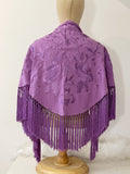 Mantón Flamenco Bordado con Flecos -Mantoncillo de Flamenca -Varios Colores 270034 Tk26